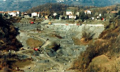 Stabilizzazione movimenti franosi mediante interventi di rinforzo e drenaggio profondo